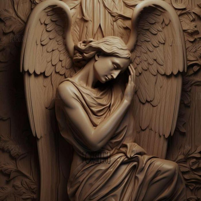 Angel series 1 3d stl модель для ЧПУ